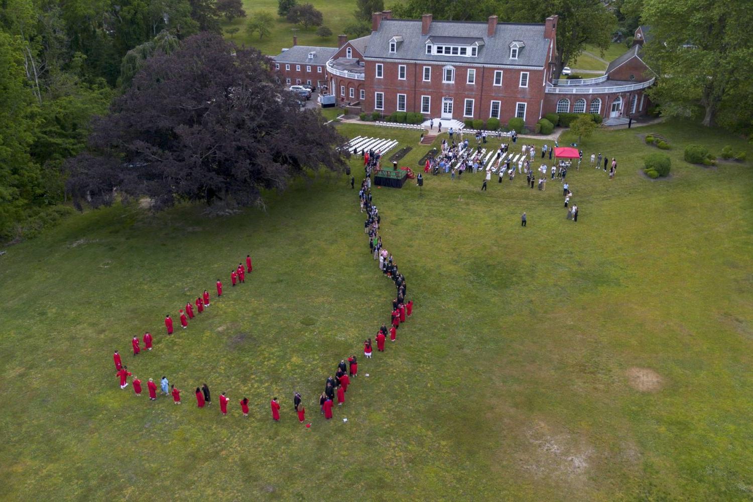 The Knox School Graduation Commencement Ceremony Drone